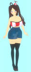 FNiA 3 Minigame Balloon Babe by Zebracorn-chan
