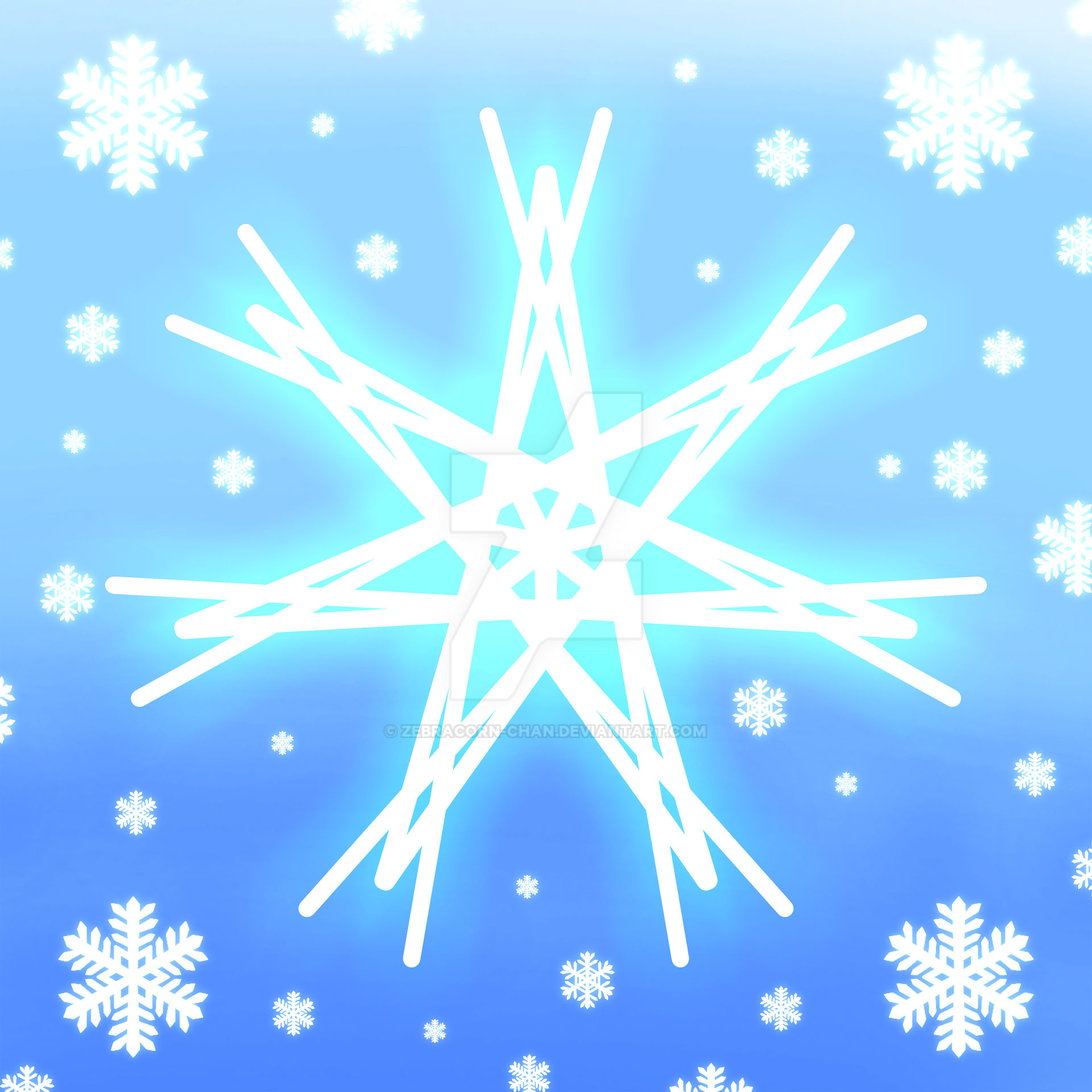 Zebra Snowflake #DATutorialSnowflake x #WinterWonderland2023 by Zebracorn-chan on ...
