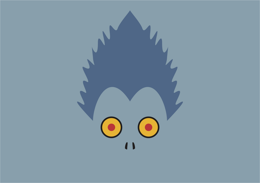 Ryuk (Death Note) Minimalist Background by MinimalistBia on DeviantArt