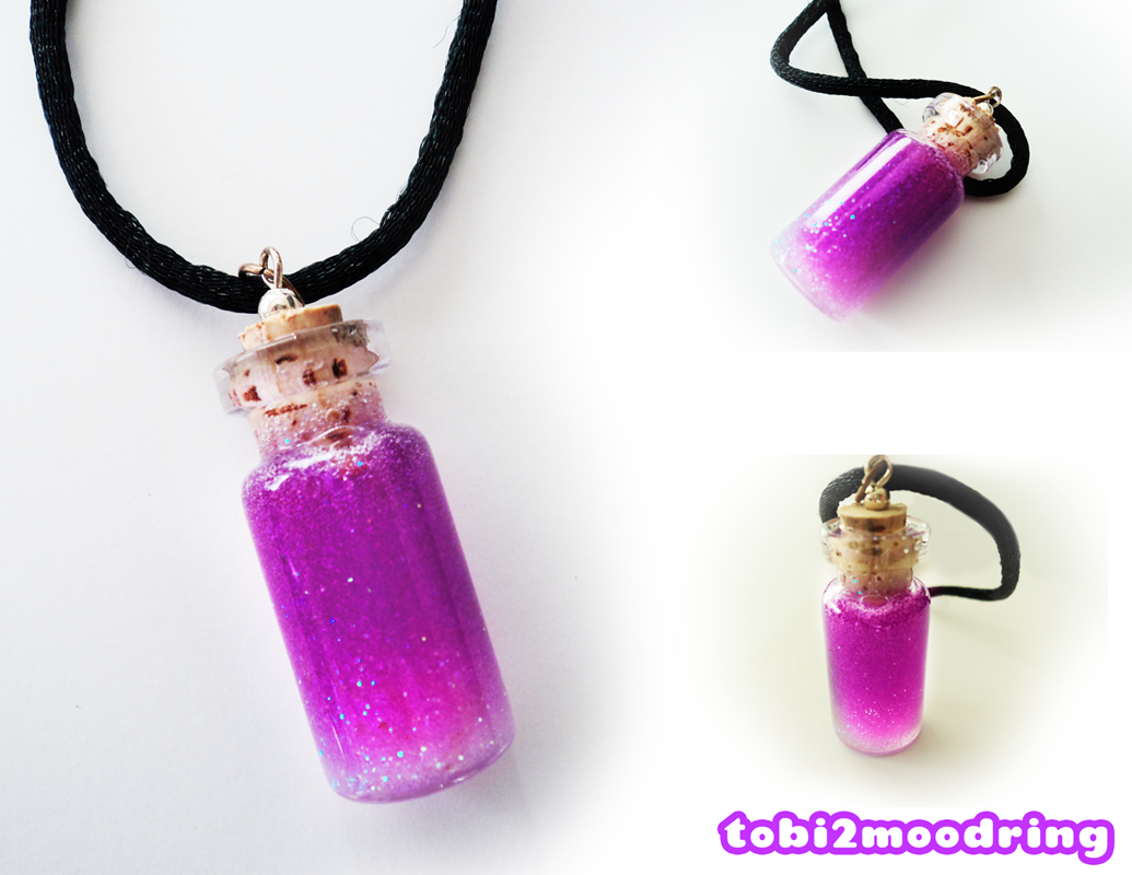 .+Custom Mana Bottle Necklace for purplebunny100+.