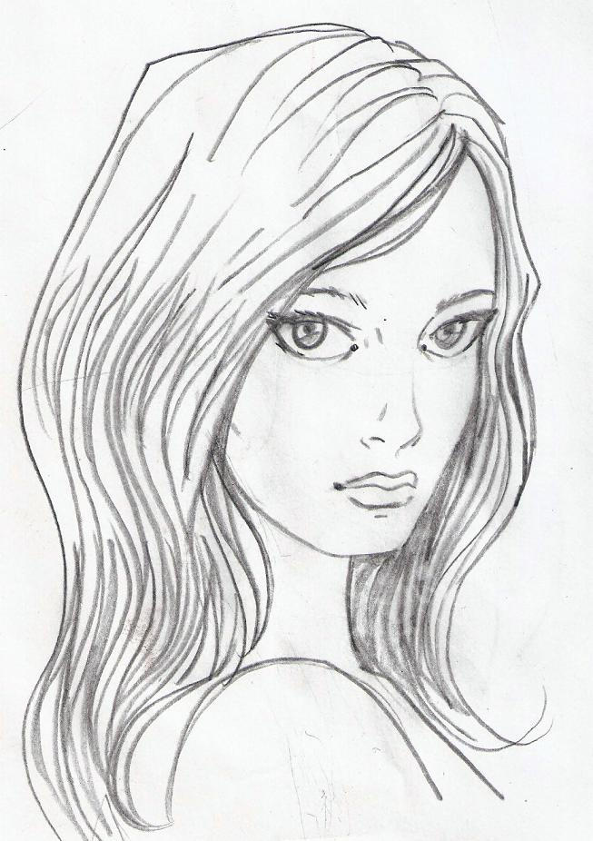 lonely face sketch by BLUEHAWK-55 on DeviantArt