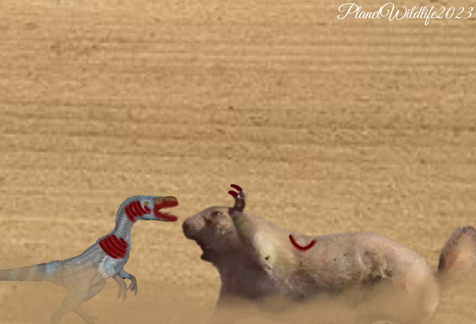 Dog Vs Raptor Black-tailed Prairie Dog vs. Velociraptor spp. by ViniciusPeterson2023 ...