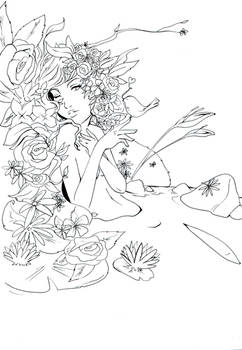 Lineart: Flowers