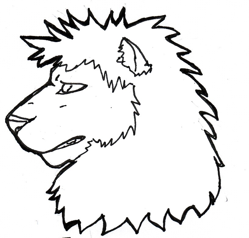 Angry Lion Lineart by Aitiri on DeviantArt