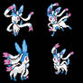 Shiny Sylveon Sprites