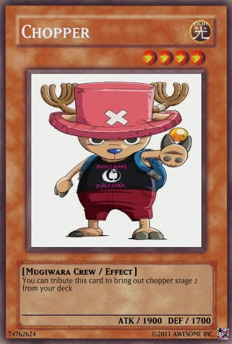 Chopper card by SanjiFan4 on DeviantArt