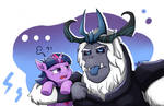 Storm King and Twilight by Pika-chanY