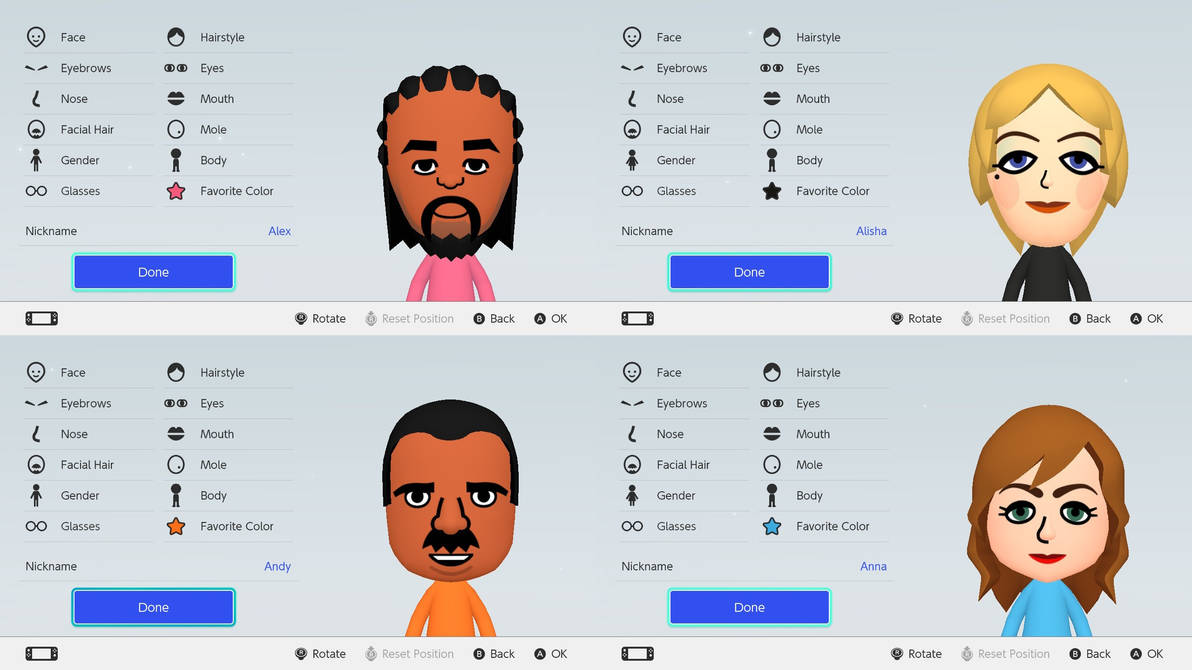 My Alternate Designs For The Miis Part 2 by GunnarOfBrookhaven on ...