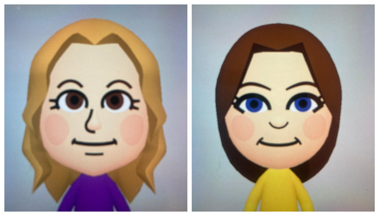 Kendall and Taylor as Miis by GUNN4R-THE-STUNN4R on DeviantArt