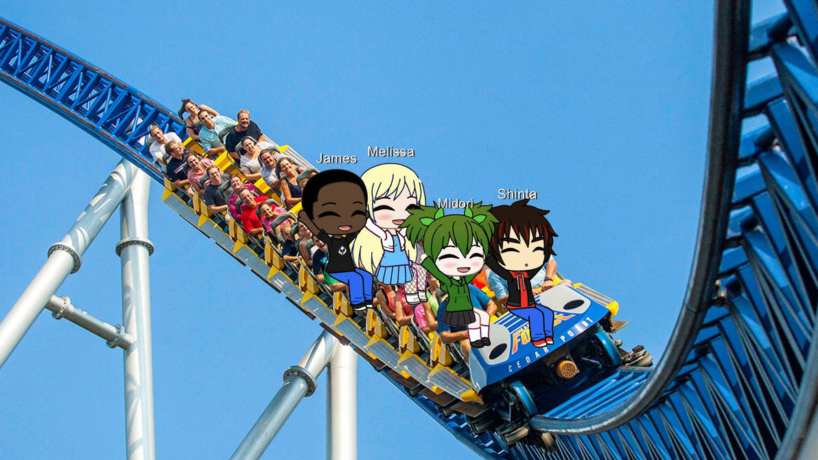 Princess Roler Coaster Deviantart 2 Couples On A Rollercoaster by GunnarOfBrookhaven on DeviantArt