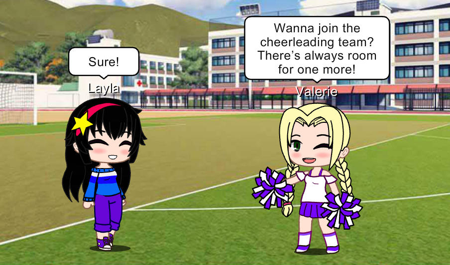 151 Layla Valerie Invites Layla To The Cheerleading Team by GUNN4R-THE-STUNN4R on ...