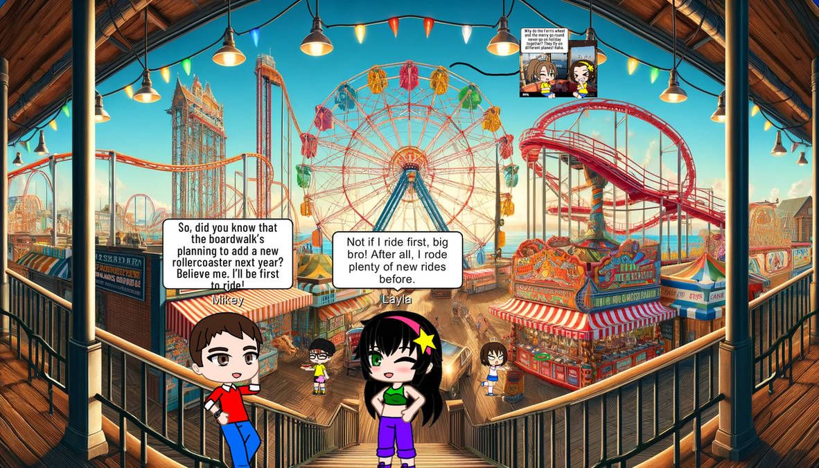 At the Boardwalk Amusement Park by GunnarOfBrookhaven on DeviantArt