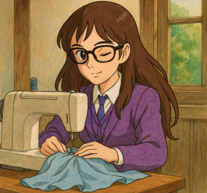 Sew Deviantart Dawn Works on a Sewing Machine (AI) by GunnarOfBrookhaven on DeviantArt
