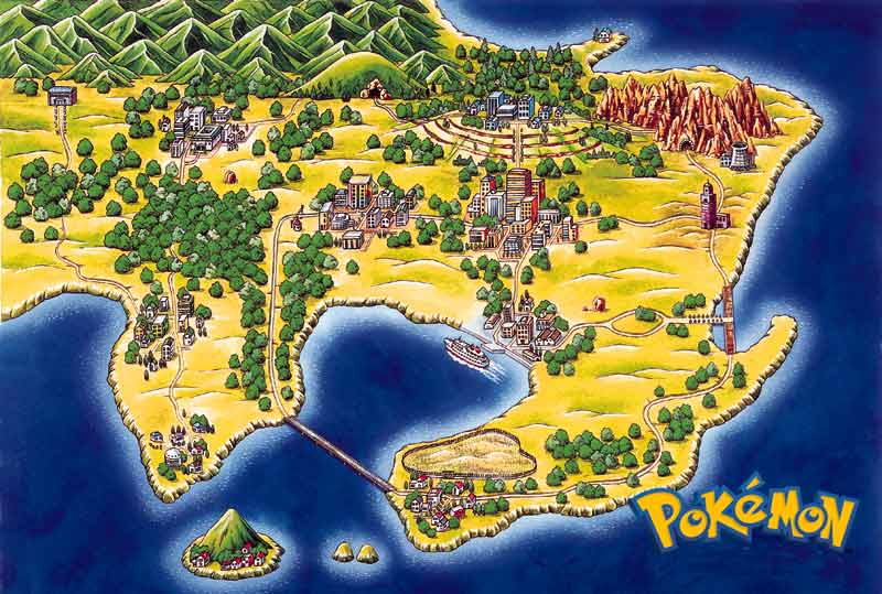 Pokemon Map by Catherinex13 on DeviantArt