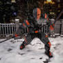 Deathstroke Akham Style with Snow