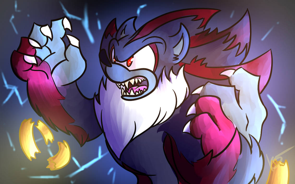 Shadow Insanity Werehog Shadow by halfway-to-insanity on DeviantArt
