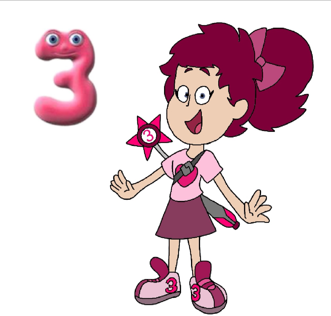 Numberjacks Models Numberjack three by TimWonka on DeviantArt