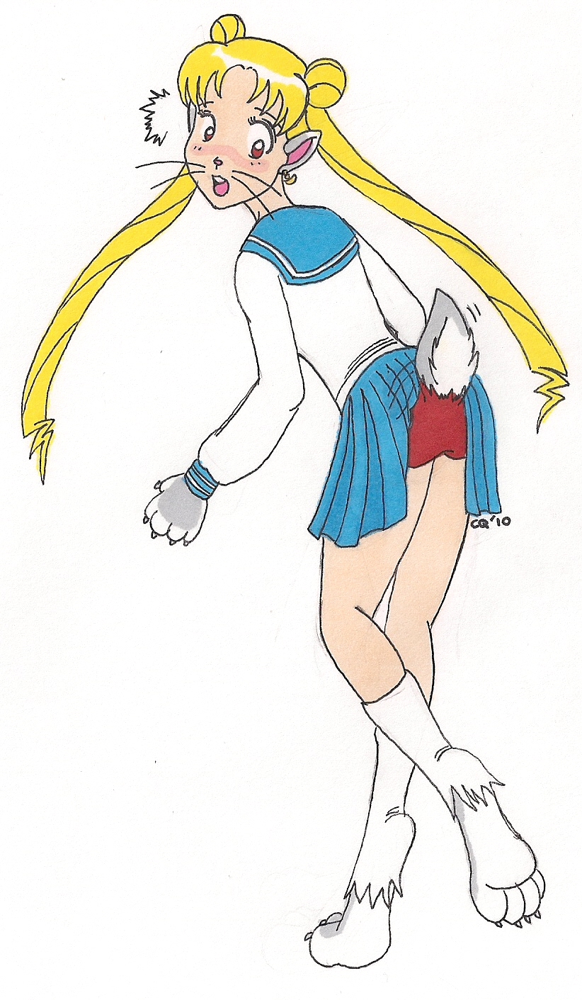 Easter - Sailor Moon bunny TF by cqmorrell