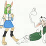 C: Sanae and Youmu rabbit TF