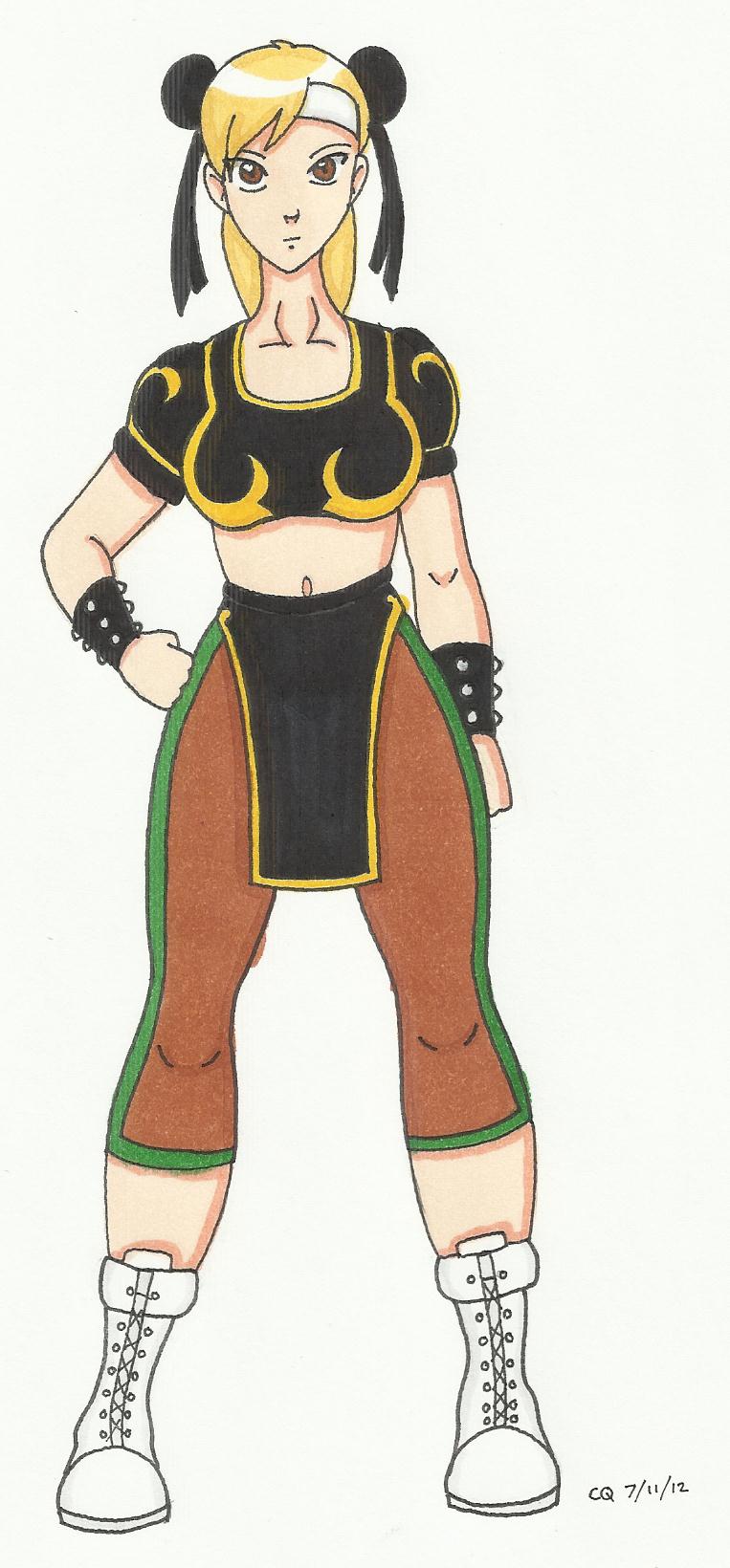 Chun Li + Sonya Fusion