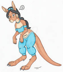 Commission: Jasmine kangaroo TF