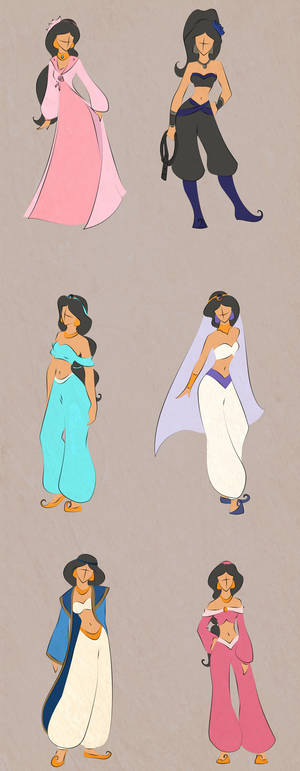 Jasmine - Various Outfits