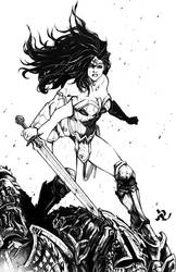 SOLD - ART FOR SALE  - WONDER WOMAN