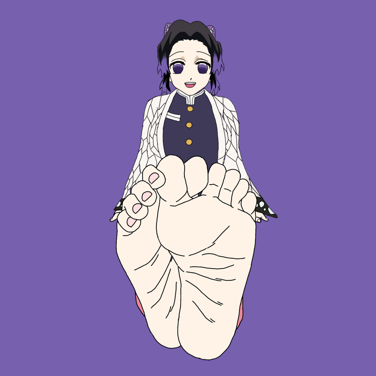 Shinobu feet by kevinen on DeviantArt