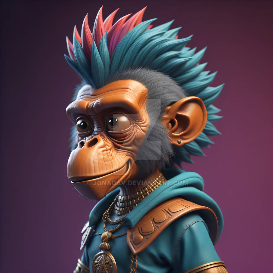 Funky Ape 07 By JonaDav On DeviantArt funky-ape-07-by-jonadav-on-deviantart