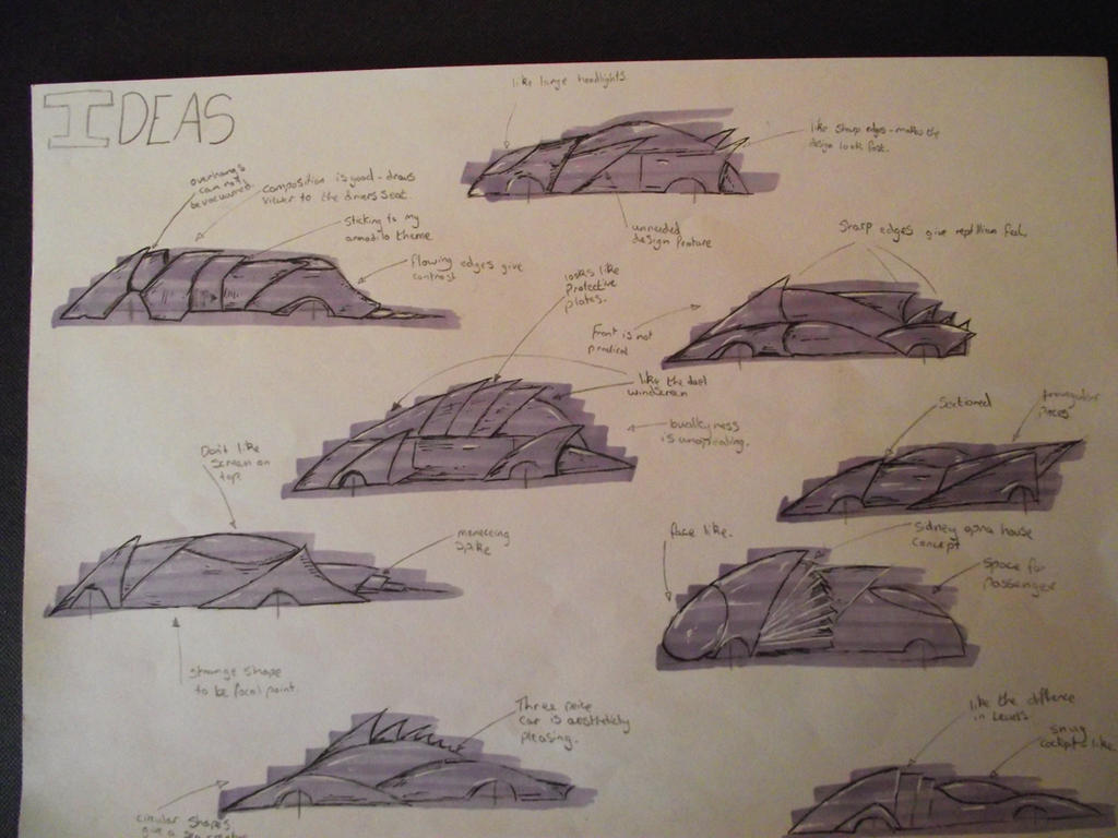 Deviantart Car Design Car designs for design course. by ShardsOfArt on DeviantArt