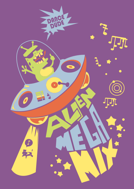 alien mega mix t-shirt