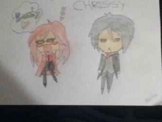 Grell and Sebastian