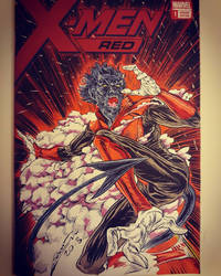 X Men Red Blank Cover Art Night Crawler