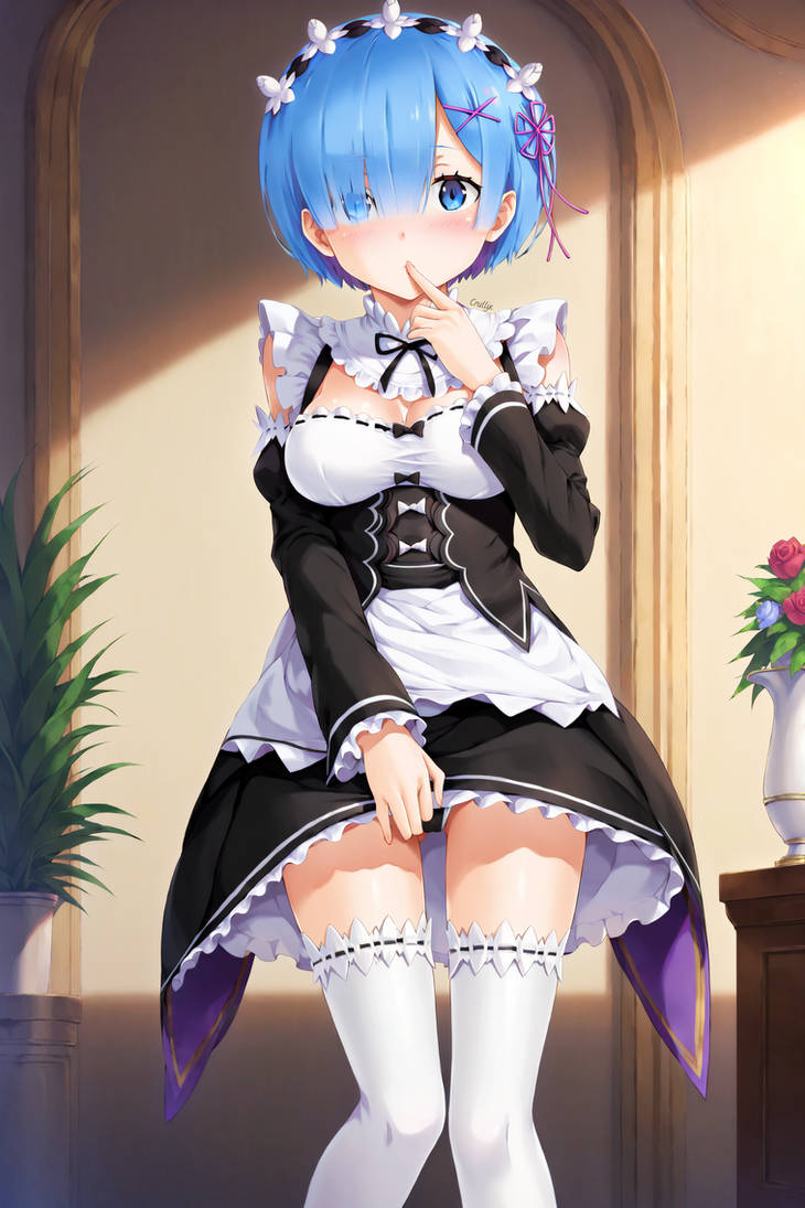 Deviantart Rem Rem by Crullix2016 on DeviantArt