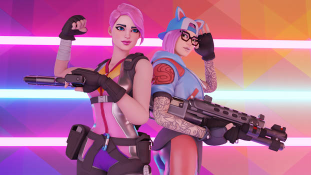 Carnation Companions - A Fortnite Journey Render