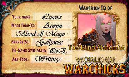 Warchicks ID - The Blind Alchemist