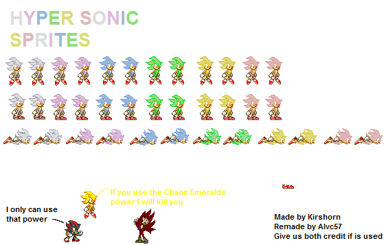 Sonic Advance Sprites by sonawchannel on DeviantArt