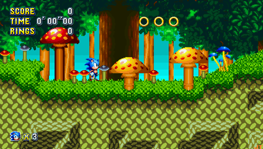 Sonic Mania - Mushroom Hill Zone