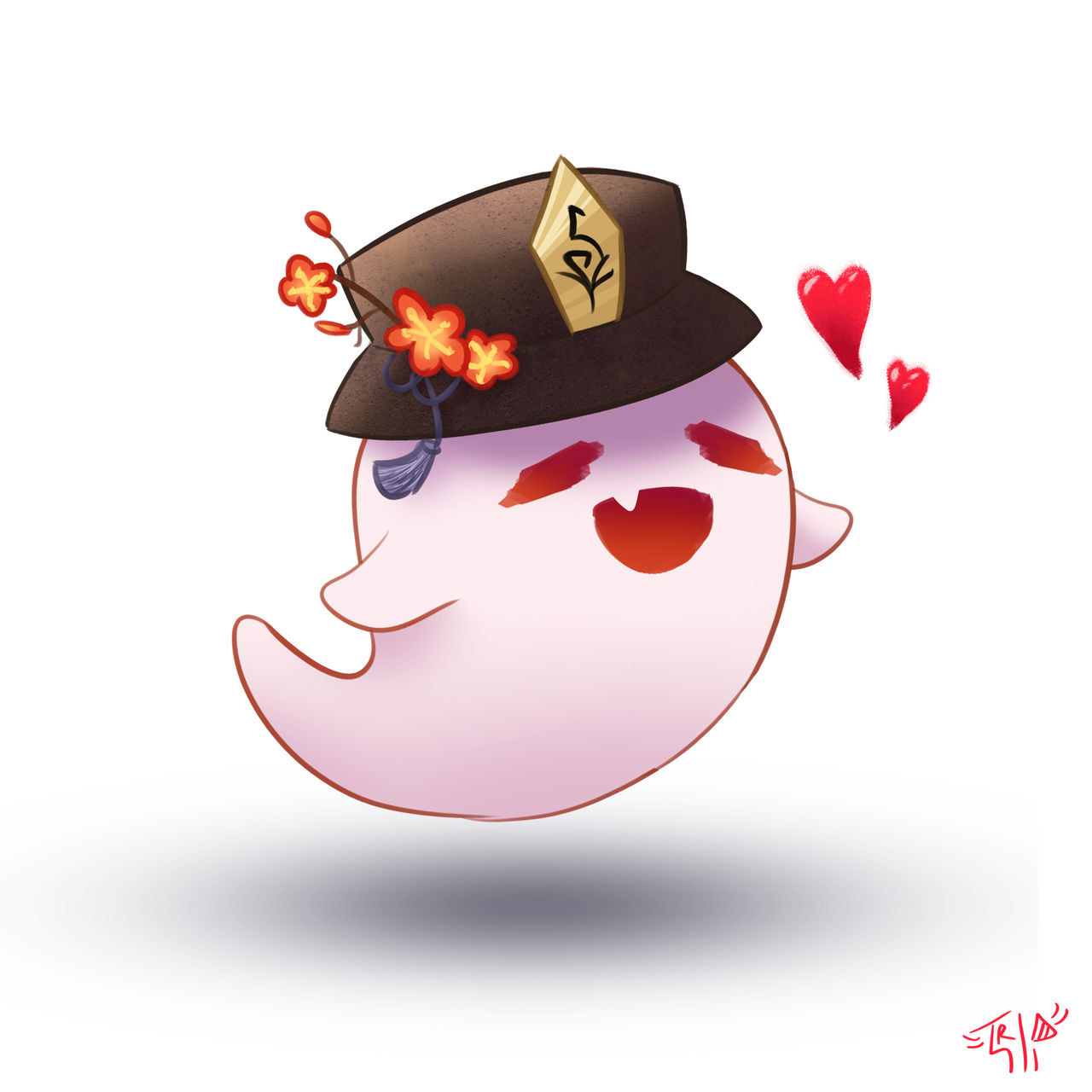 HuTao Ghost Plushie by TriaScarlix on DeviantArt