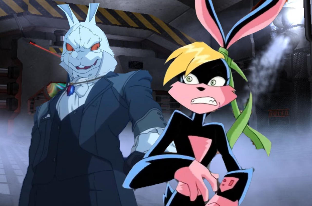 Lizard Lexa Lexi Bunny vs White Rabbit my version by LatexLizard21 on DeviantArt