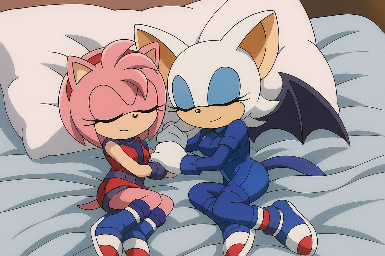 Amy Rouge Sus Amy and Rouge in Riders outfit ai art by LatexLizard21 on DeviantArt