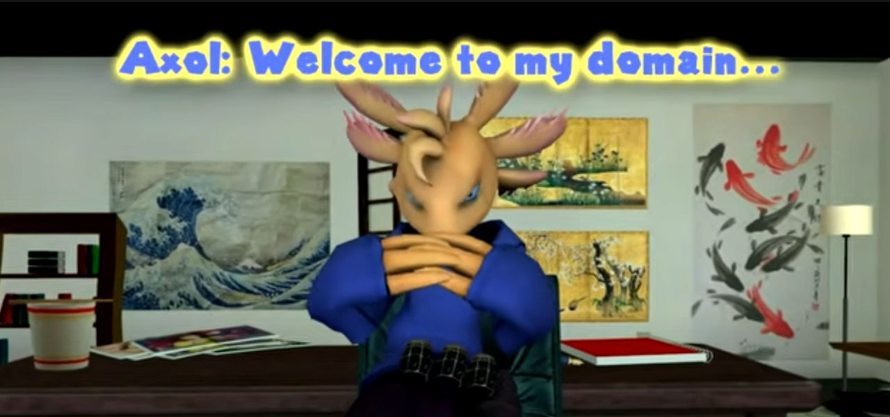 POV: Axol welcomes you to his domain by Randomshippingfan on DeviantArt