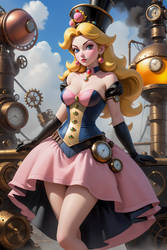 Steampunk Princes Peach