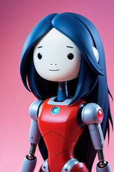 Marceline the Vampire Queen as a cute bot