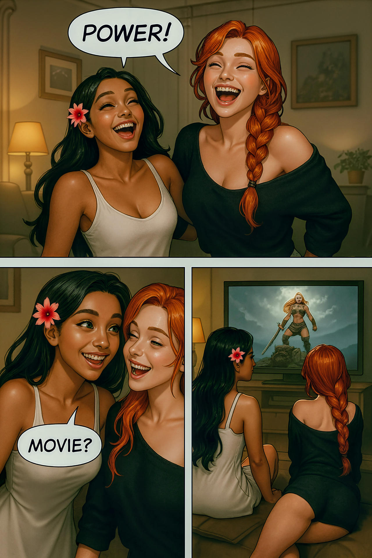 Hidden Signals 1.1.8 - Rowan x Shanti movie time