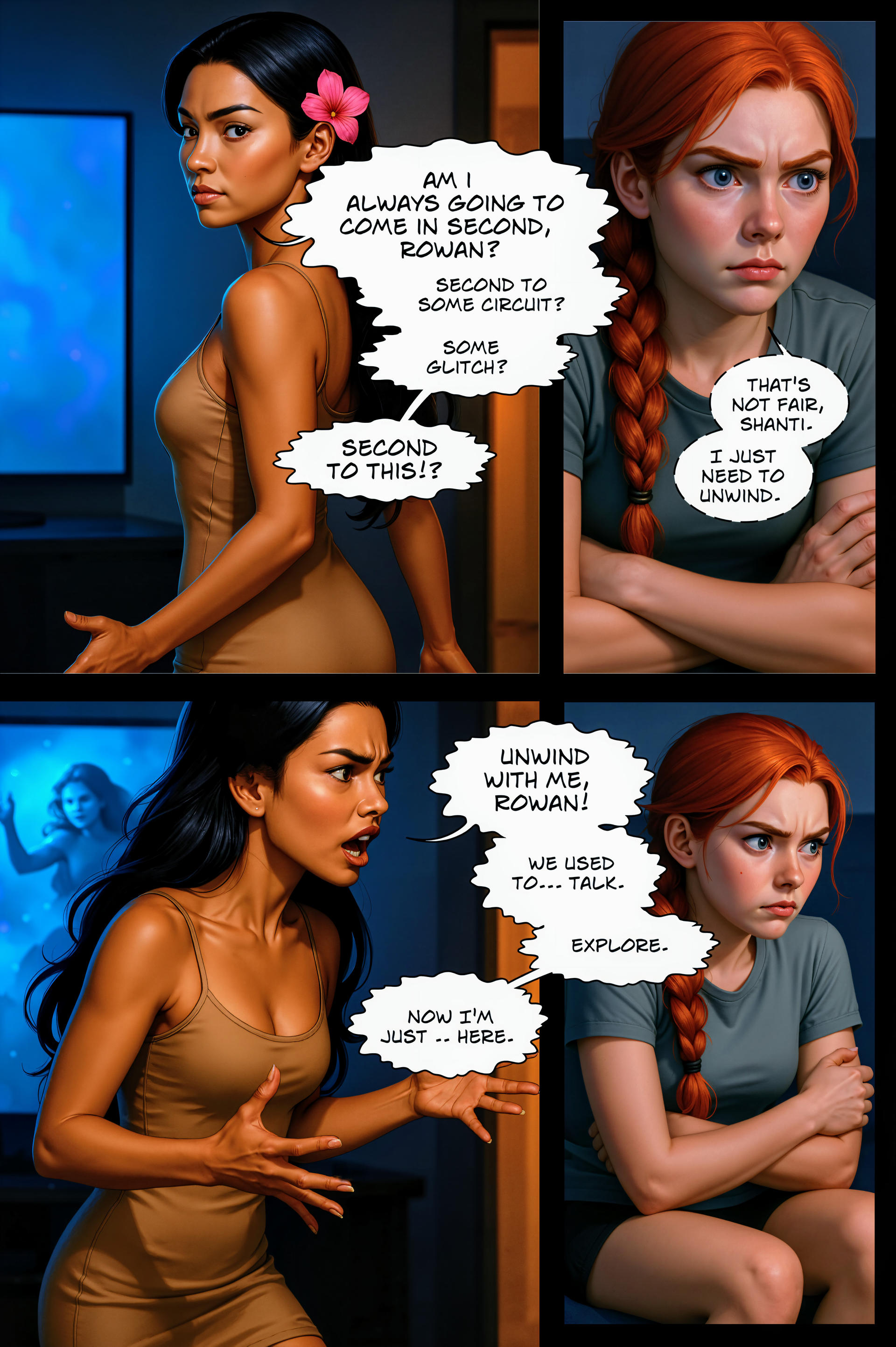 Hidden Signals 1.3.5 - Shanty and Rowan fighting