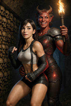 Tifa Lockhart x Karlach catacombs daily challenge