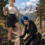 Cipher Thorne, Ilya Martin on mountain trail