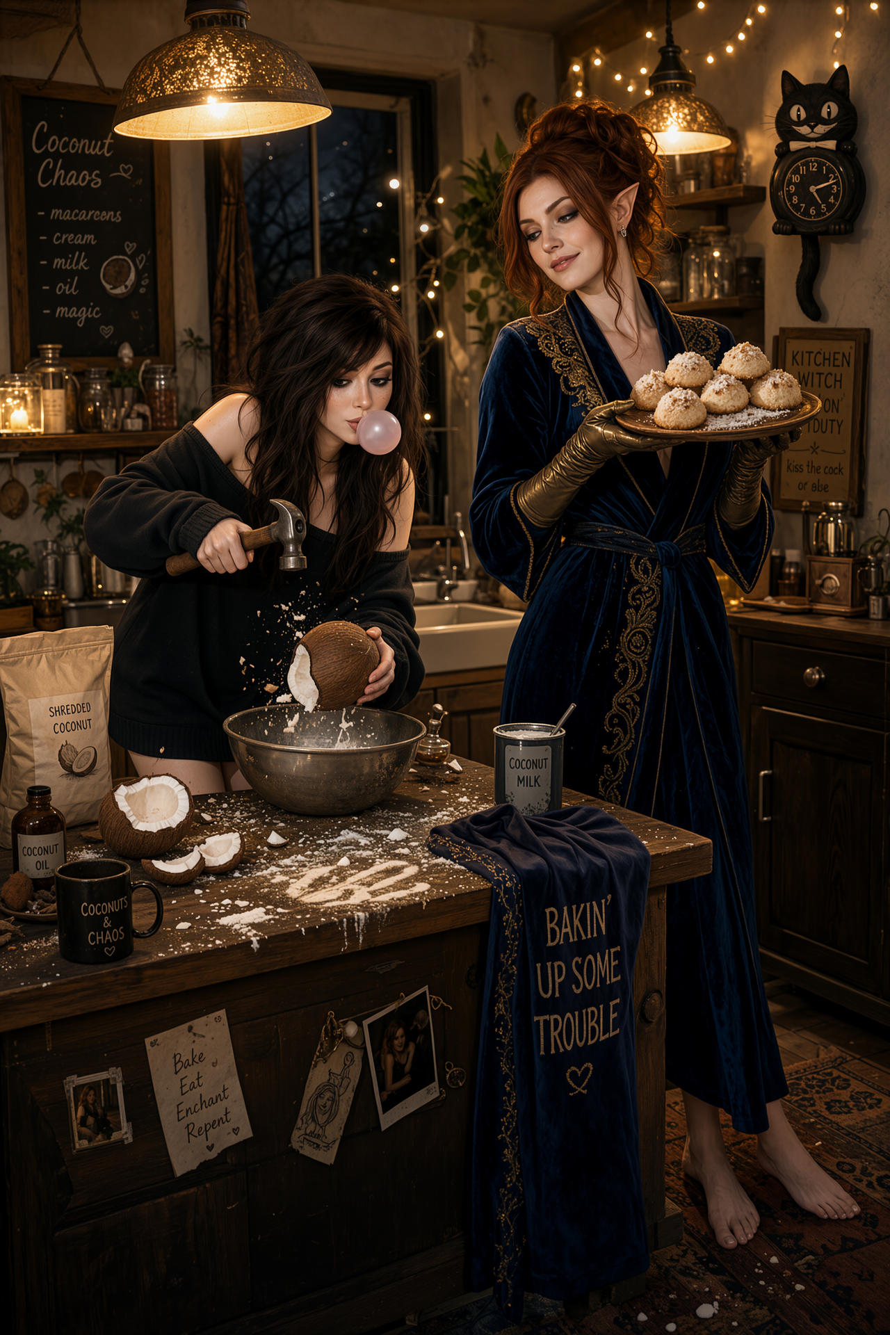 Fortana Valentina, Hai with coconut treats