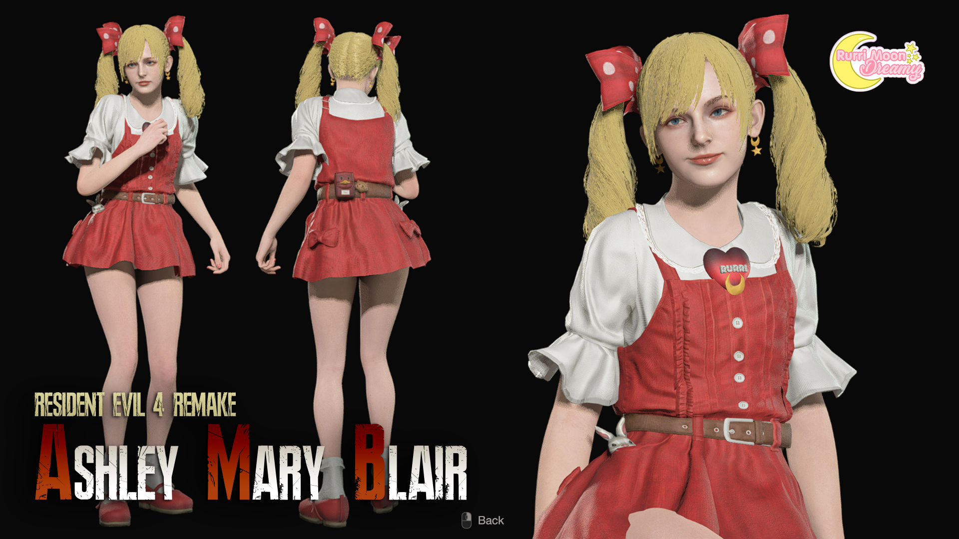 Ashley in Maria Outfit (Enhanced ver.) - Resident Evil 4 Remake